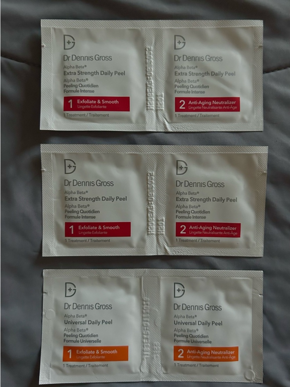 Dr Dennis Gross Daily Peel samples